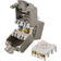 Deltaco RJ45 FTP Cat6a Female Mono Adapter