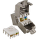 Deltaco RJ45 FTP Cat6a Female Mono Adapter