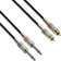 Adam Hall 2RCA-2x6.3mm 3.3ft