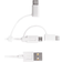 LogiLink USB A-USB Micro B/Litghning/USB C 1m