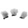 Boya By-b05 Bonnette anti-vent pour microphone cravate 3 pièces