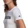 Adidas Women's Loungewear Essentials Slim Logo T-shirt - White/Black