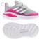 Adidas Infant FortaRun Double Strap - Grey Two/Cloud White/Shock Pink