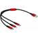 DeLock USB A-USB Micro-B/Lightning/USB C 2.0