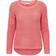 Only Pull en Maille Col Rond Manches Longues - Rose