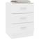 vidaXL 800462 High Gloss White Sängbord 35x38cm