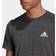 Adidas Aeroready Designed To Move Sport Stretch T-shirt Men - Black Melange