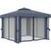 vidaXL Gazebo with Curtain