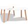 vidaXL - Coffee Table 19.7x39.4" 2pcs