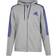 adidas Essentials Fleece 3 Stripes Full Zip Hoodie Men - Mid Grey/Black