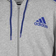 adidas Essentials Fleece 3 Stripes Full Zip Hoodie Men - Mid Grey/Black