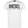 Diesel T-Diego Logo T-shirt Unisex - White