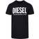 Diesel T-Diego Logo T-shirt Unisex - Black