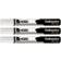 Nobo Chalk Wet Erase Markers 3-pack