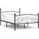vidaXL Bed Frame with Slatted Base 105cm Sengeramme 120x200cm