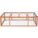 tectake Rabbit Cage 181x90x48cm
