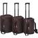 vidaXL Ensemble De Valises Souples 3 pcs