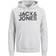 Jack & Jones Logo Decorated Hoodie - Grey/Light Grey Melange