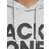 Jack & Jones JJECORP Logo Sweat Hood Vaaleanharmaa/Musta