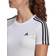 adidas Women's Loungewear Essentials Slim 3-Stripes T-shirt - White/Black