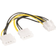 Goobay 8-Pin PCIe-2x4-Pin Adapter