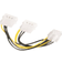 Goobay 8-Pin PCIe-2x4-Pin Adapter