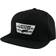 Van Kid's Full Patch Snapback Hat - True Black (VN000U8G9RJ)