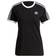 Adidas Camiseta 3 Bandas Mujer Negro