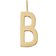 Design Letters Archetype Charm A-Z - Gold