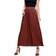 Only Onlvenedig Paperbag Long Skirt - Rosso Carminio