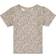 Wheat Milka T-shirt - Dusty Dove Flowers (0123d-186-9052)