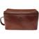 Saddler Barolo Toilet Bag - Mid Brown