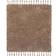 ferm LIVING Amass Vit, Brun, Beige 140x140cm