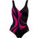 Damella Julia Swimsuit - Black/Cerise