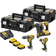 Dewalt Dck368p3t-qw Triple Kit De Taladro Percutor Compacto, Atornillador De Impacto Sin