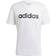 adidas Essentials Embroidered Linear Logo T-shirt Men - White/Black