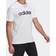 adidas Essentials Embroidered Linear Logo T-shirt Men - White/Black