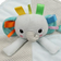 Bright Starts Cuddle 'n Tags 2 Sided Lovie Elephant