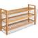 vidaXL Solid Oak Brown Shoe Rack 100x60cm