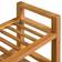 vidaXL Solid Oak Brown Shoe Rack 100x60cm