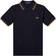 Fred Perry Twin Tipped Polo Shirt - Navy/Dark Caramel/Dark Caramel