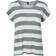 Vero Moda Wide Striped Short Sleeved Top - Green/Laurel Wreath