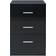 vidaXL Cabinets Black Bedside Table 35x38cm 2pcs