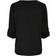 Only Divya Solid Top with 3/4th Sleeve - Black