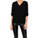 Only Divya Solid Top with 3/4th Sleeve - Black