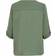 Only Divya Solid Bluse med 3/4 Ærme - Green/Sea Spray