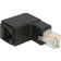 DeLock Cat6 UTP RJ45 - RJ45 90° Angled Adapter M-F