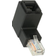 DeLock Cat6 UTP RJ45 - RJ45 90° Angled Adapter M-F