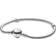 Pandora Disney Moments Sparkling Mickey Mouse & Snake Chain Bracelet - Silver/Transparent