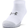 Under Armour HeatGear No Show Sock 3-Pack - Blanc